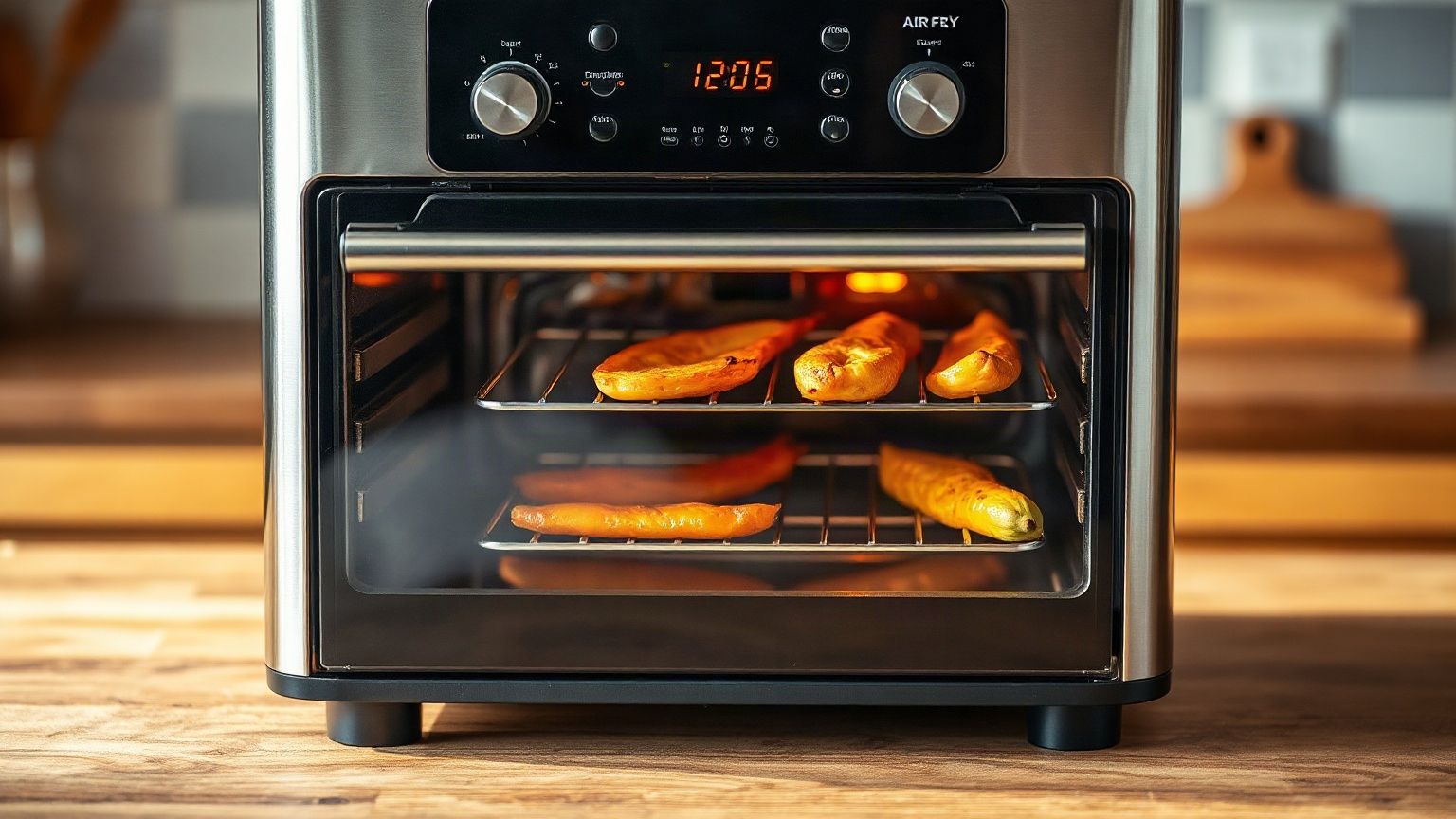 best air fryer toaster oven combo for a family of four under $200