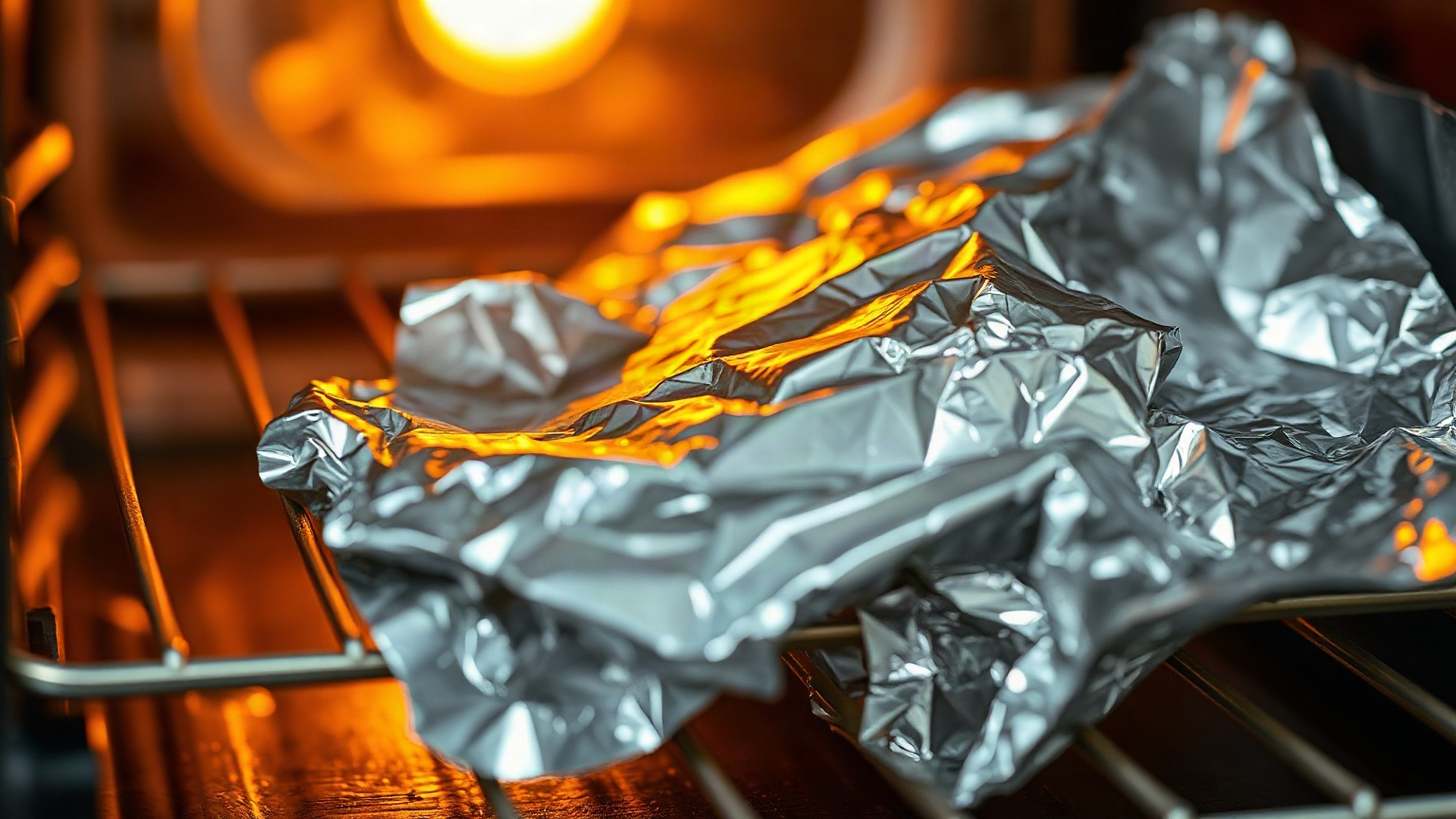 can you put aluminum foil in a toaster oven