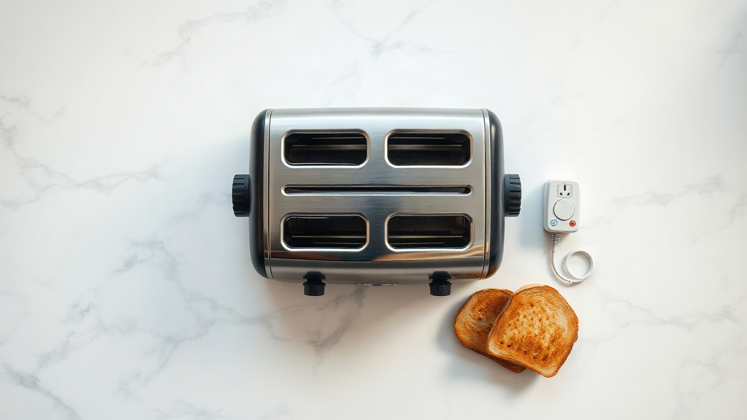 how many watts does a 4-slice toaster use per slice of bread