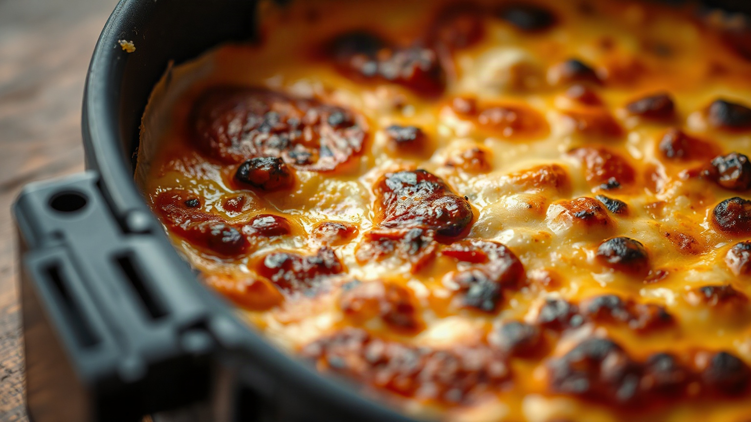 how to convert oven bake time to air fryer for frozen casserole