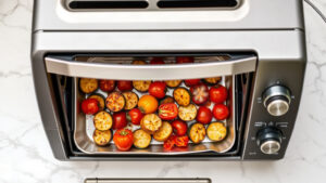 how to use convection setting on toaster oven for roasting vegetables