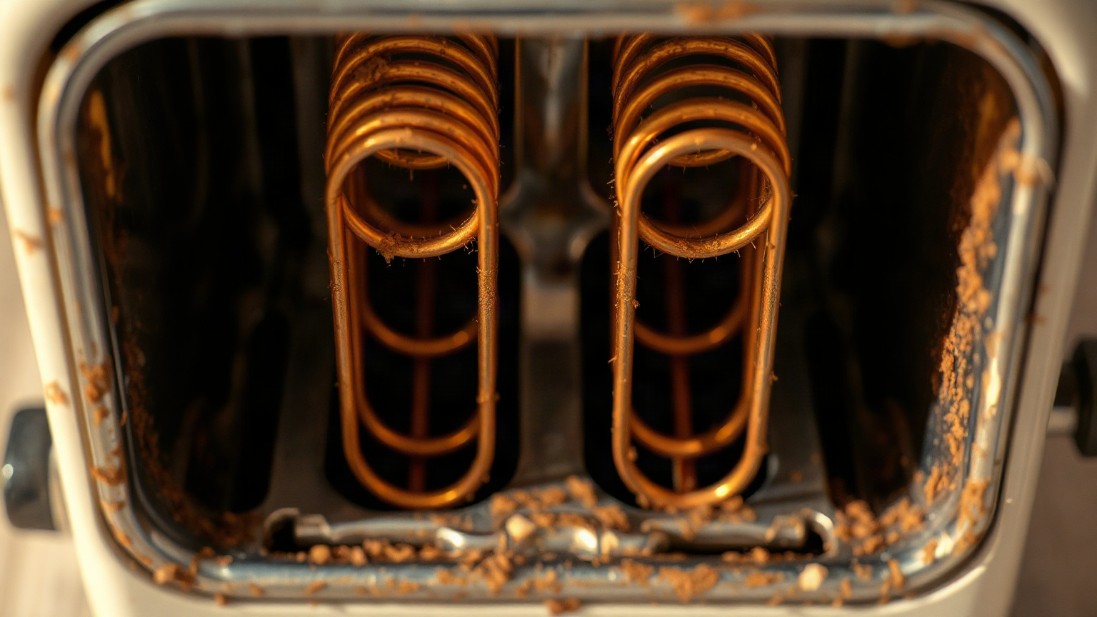 toaster smells like burning rubber after not being used for months