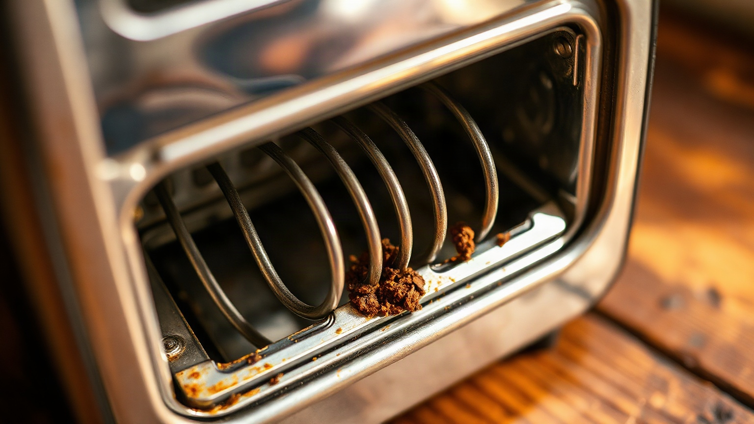 toaster sparks when bread pops up