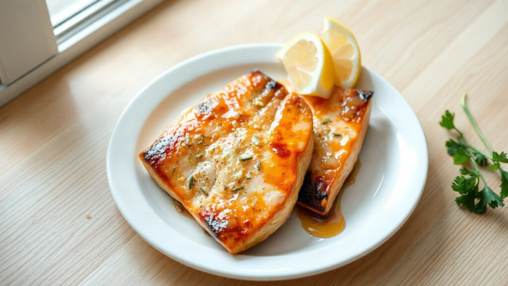 Crispy Air Fryer or Toaster Oven Frozen Salmon (Flaky, Golden, No Thawing Required)