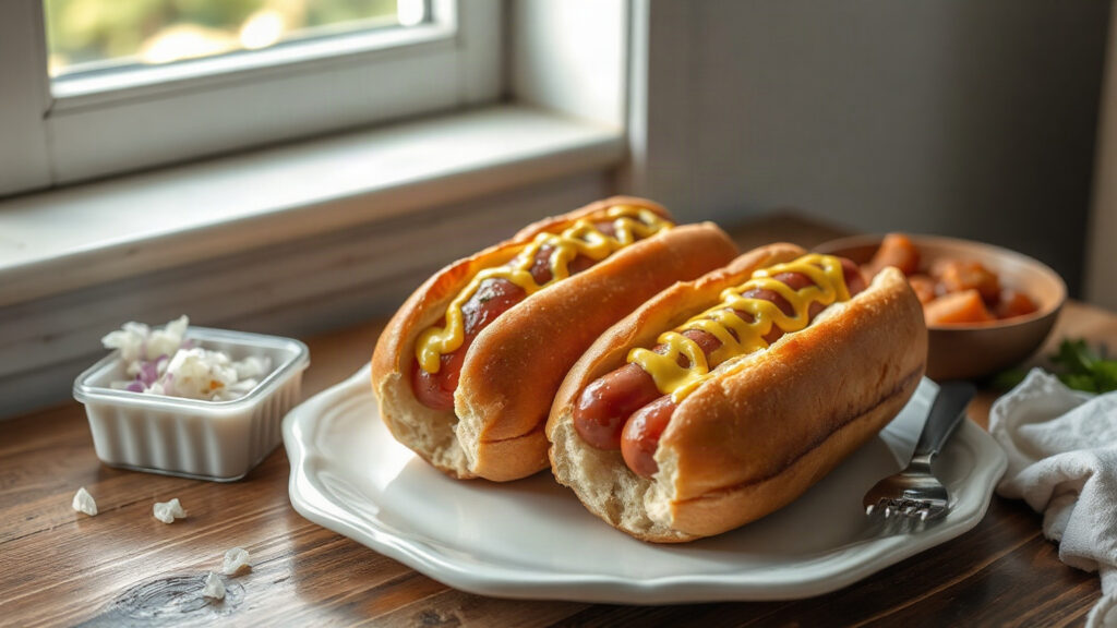 Crispy Air Fryer or Toaster Oven Hot Dogs (Split Skin, Juicy Inside)