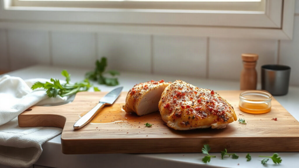 Air Fryer Toaster Oven Chicken Breast (Juicy Inside, Golden Outside)