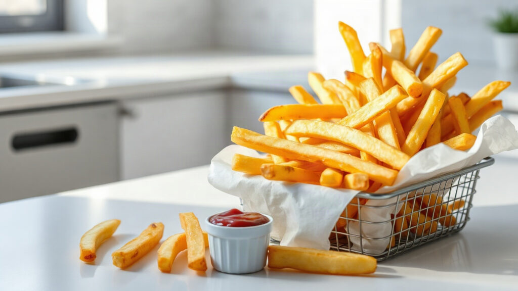 Air Fryer Toaster Oven French Fries (Crispy Outside, Fluffy Inside)