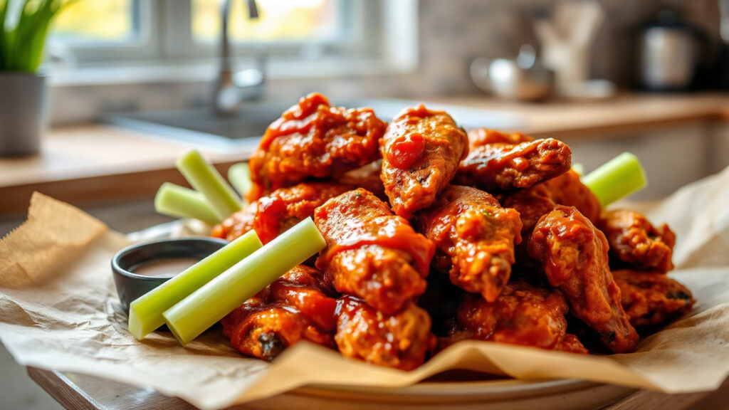 Air Fryer Toaster Oven Hot Wings (Crispy, Saucy, No Deep Frying)