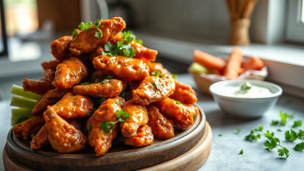 Air Fryer Toaster Oven Hot Wings (Crispy, Saucy, No Deep Frying)
