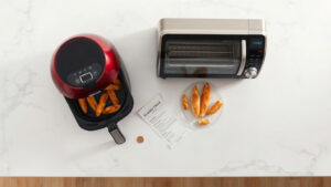 does an air fryer use less electricity than a toaster oven per month