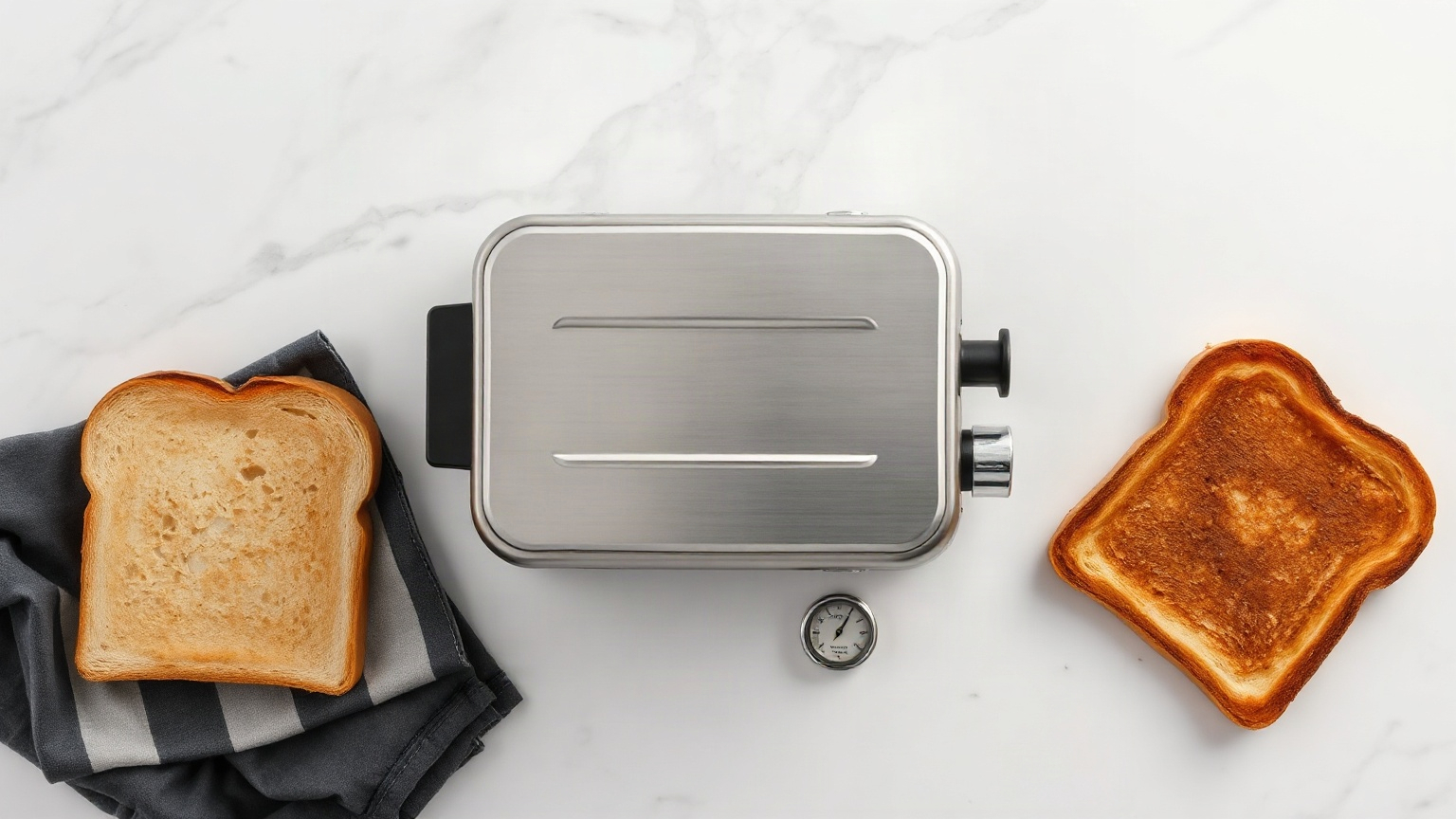 how many watts does a 2-slice toaster use on dark setting