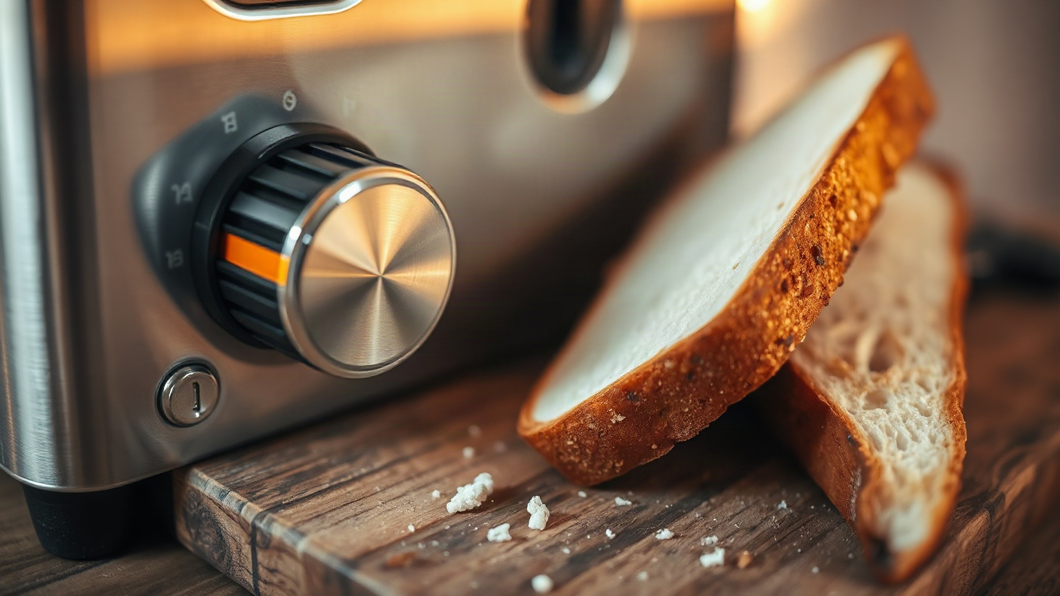 how many watts does a 2-slice toaster use on light toast setting vs dark