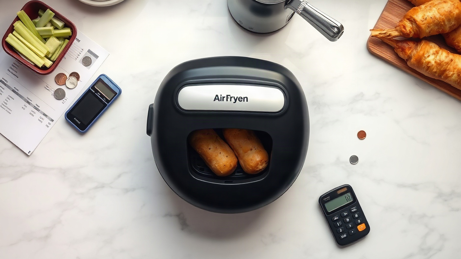 how much does it cost to run an air fryer per month