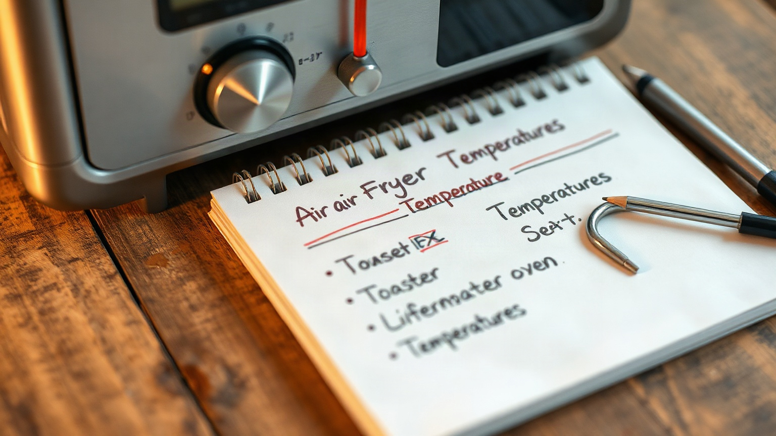 how to convert air fryer recipe to toaster oven temperature and time