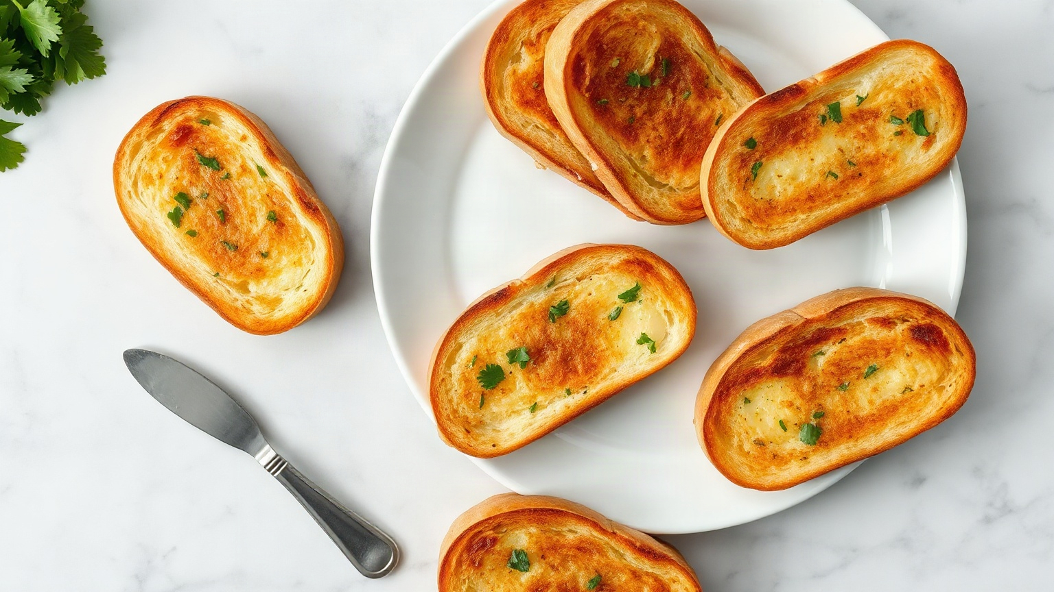 how to make garlic bread in a toaster oven