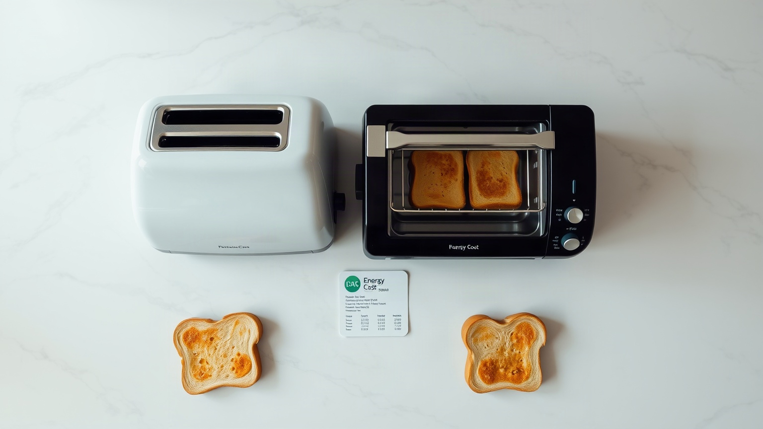 is a toaster or toaster oven cheaper to run for just two slices of toast