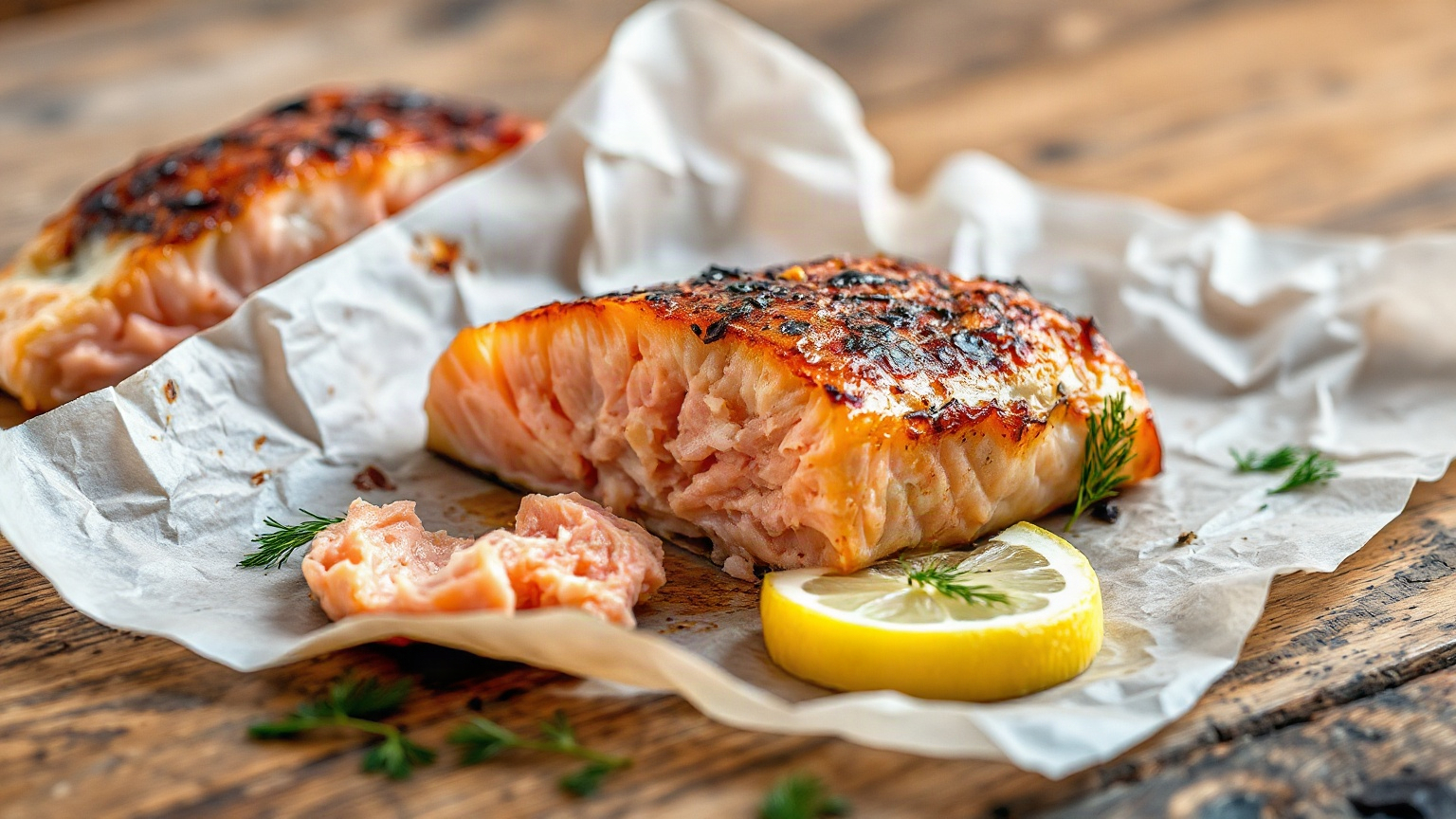 toaster oven salmon fillet temperature and time