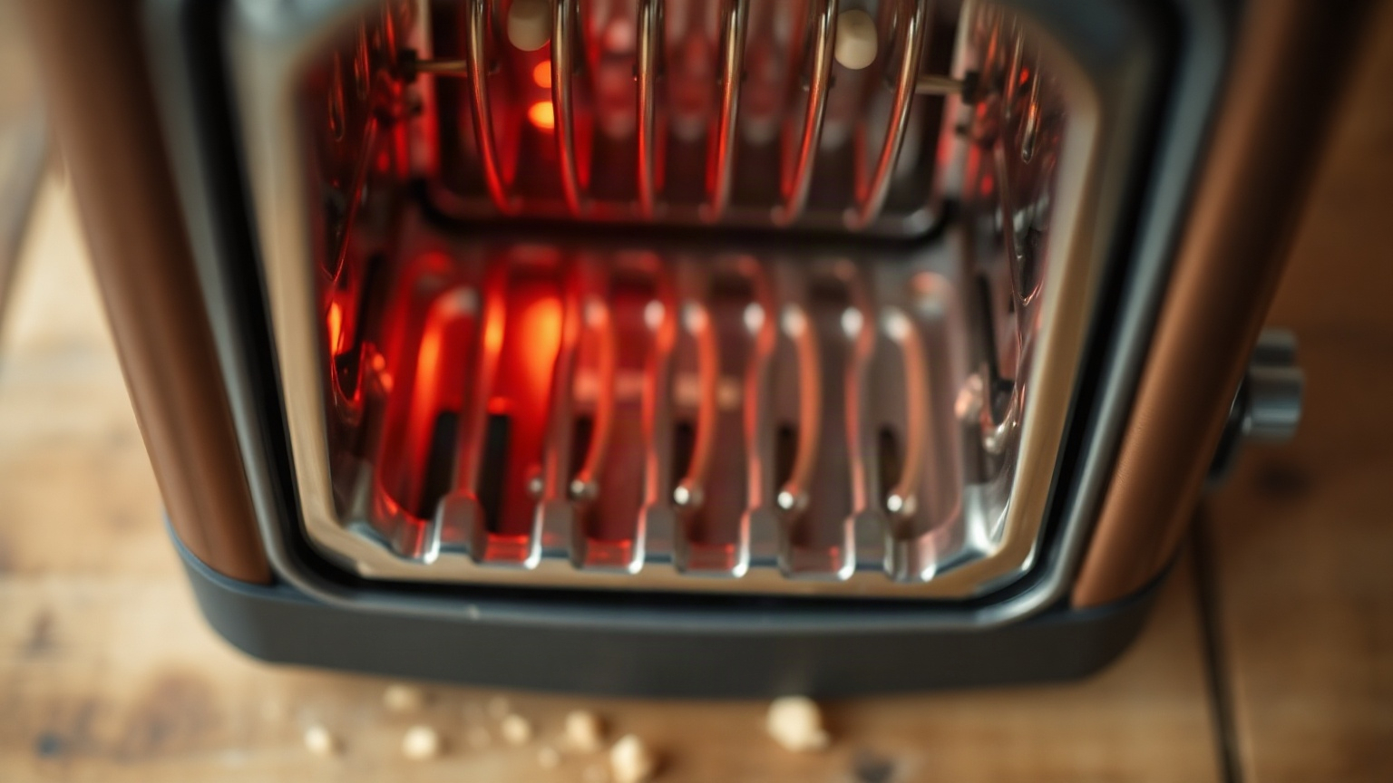 toaster sparking inside when bread goes in