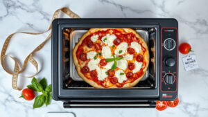 what wattage toaster oven do I need for a 12 inch pizza